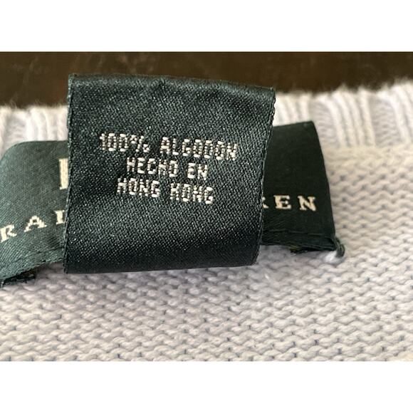 Vintage Lauren Ralph Lauren Sweater Women’s Medium Embroidered Sailboat - Picture 6 of 12